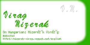 virag mizerak business card